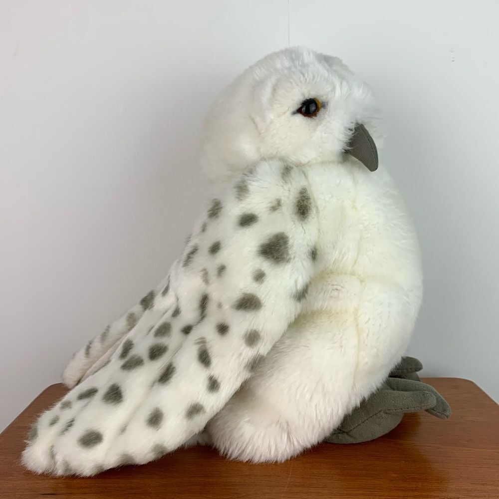Universal Studios Wizarding World Of Harry Potter Hedwig Owl Puppet Plush 11"